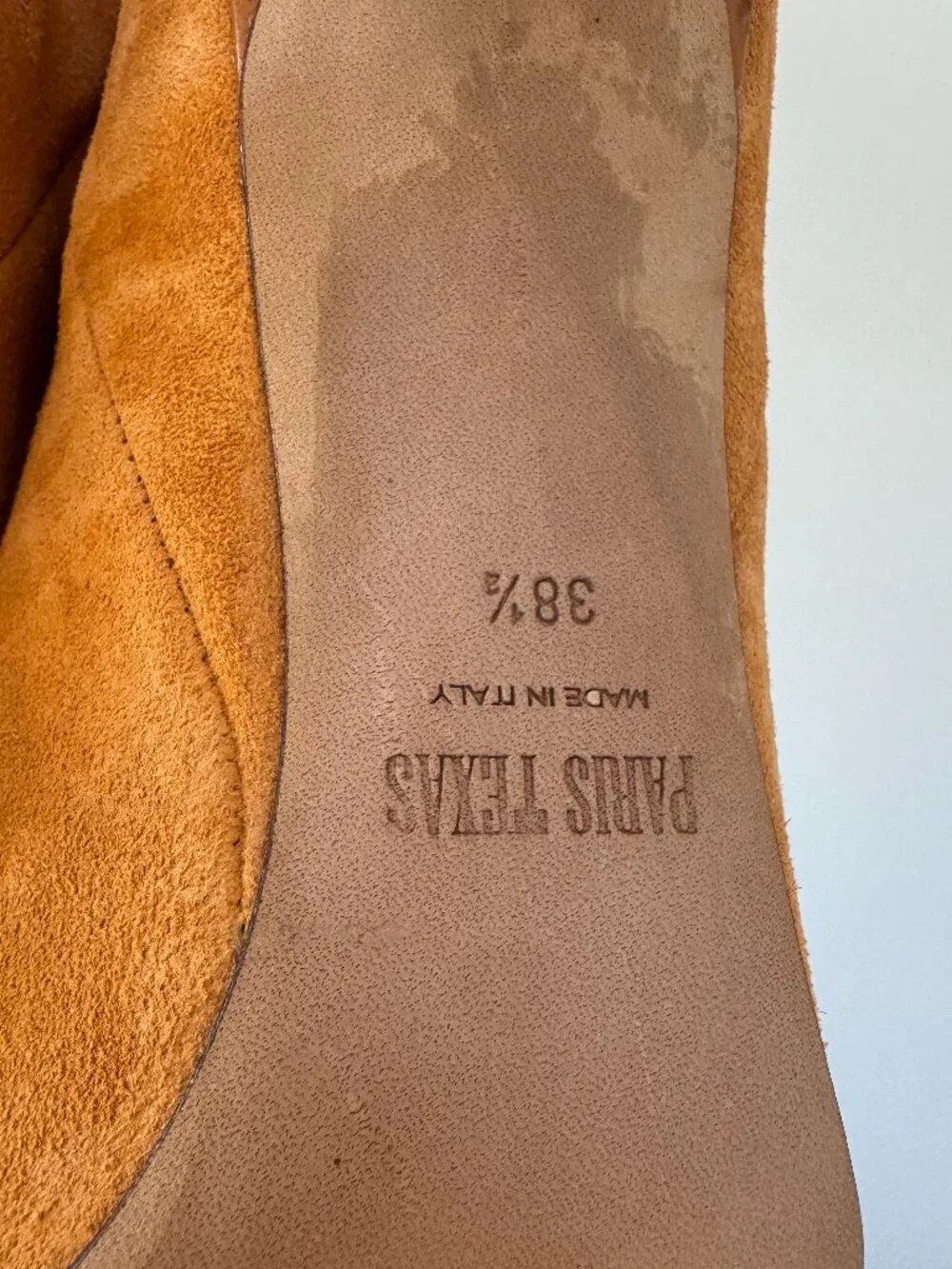 Paris Texas Stiletto 85 Sigaro Suede Knee High Boots 38.5